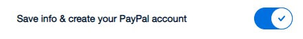 PayPal payment screenshot